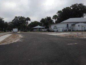 Vastly improved parking for the West Pasco Historical Society's Museum. 