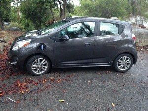 A Spark EV charging