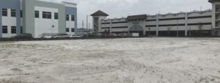 Keiser University and new parking garage