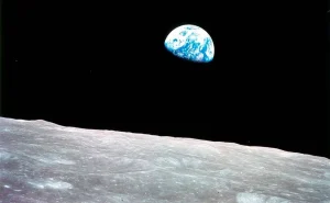 Earthrise from Apollo 8